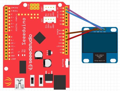 How to Display on I2C OLED with Arduino