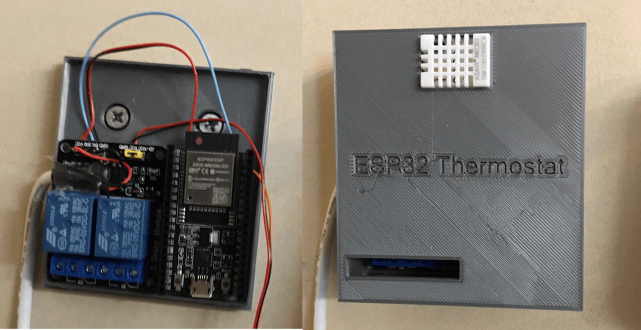 Wifi Thermostat Esp32 And Arduino Hackster Io