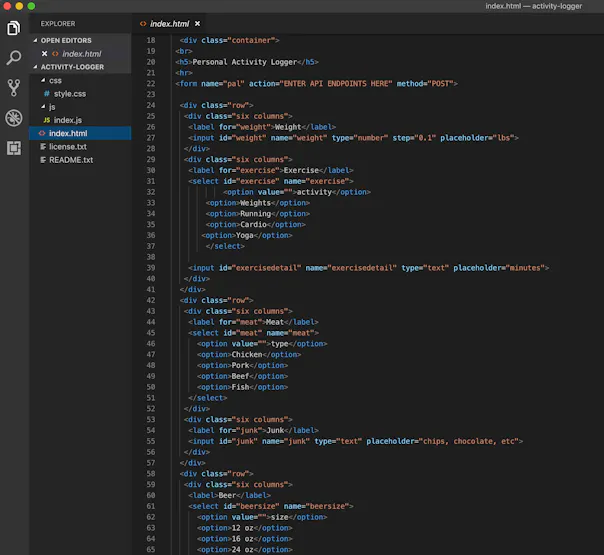 Visual Studio Code window