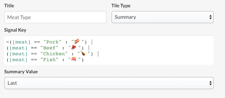 Meat Type Real-Time Expression