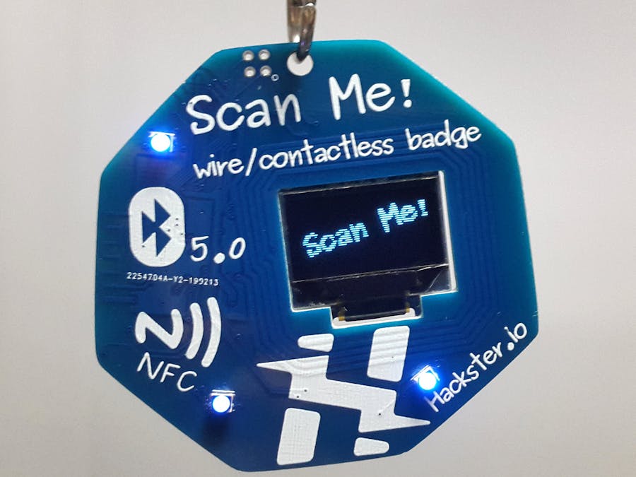 Scan Me! - Wire / Contactless Badge