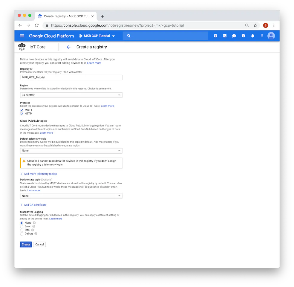 Securely Connecting A Mkr Gsm 1400 To Google Cloud Iot Core Arduino Project Hub