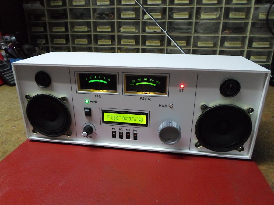 DIY Retro Look FM Radio with TEA5767 Module