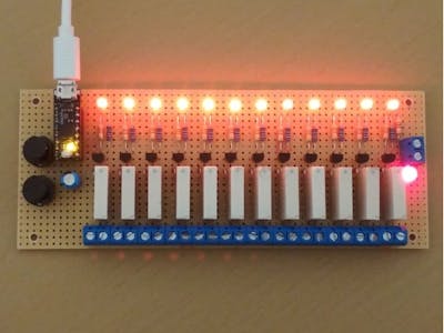 12-Channel USB-Powered Relay Board