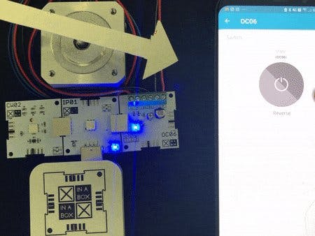 Control a Stepper Motor Remotely Using OC06 and CW02