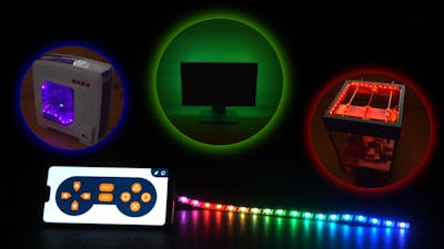 Control the RGB LED Lights Using Your Smartphone