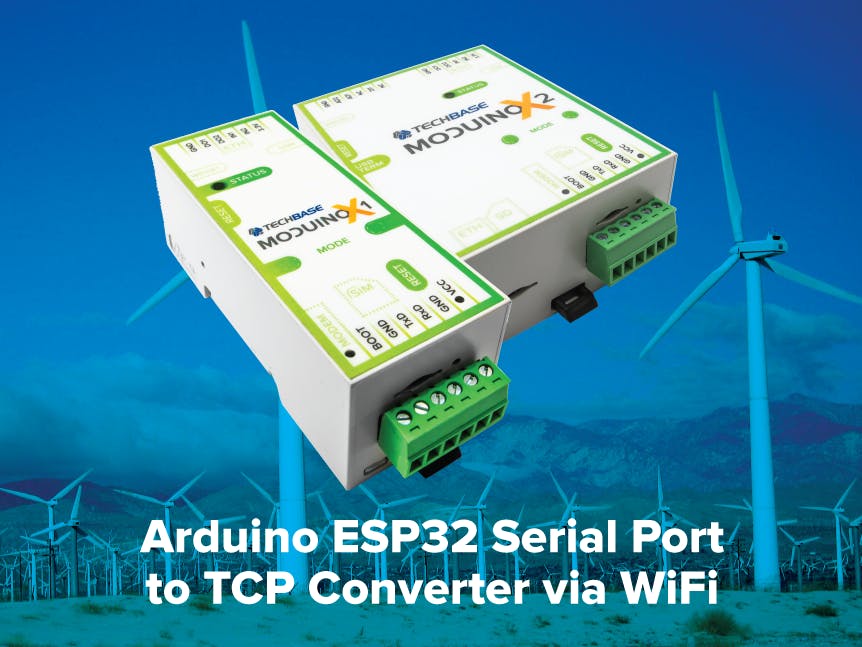 Arduino ESP32 Serial Port to TCP Converter via WiFi