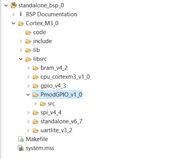 Updated BSP with the PmodGPIO