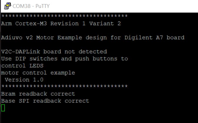 Application starting following download of updated bit stream