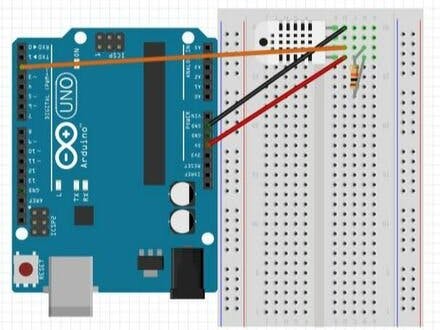 Project 005: Arduino "DHT" Humidity Sensor Project