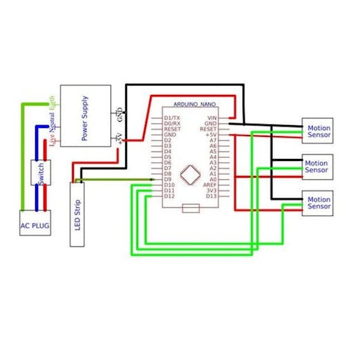 Motion Sensing Under Bed Lights Arduino Project Hub Motion Sensing Under Bed Lights Arduino Project Hub