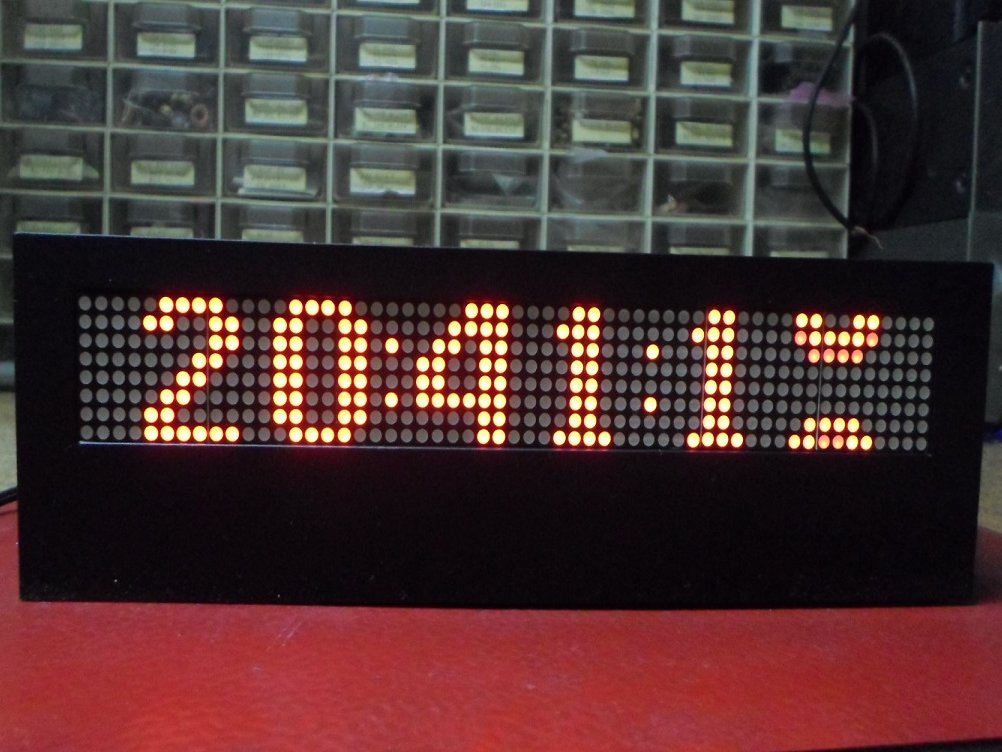 ESP8266 Animated Clock On 8x8 LED Matrices - Hackster.io