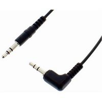 Audio / Video Cable Assembly, 3.5mm RA Slim Stereo Plug to 3.5mm RA Slim Stereo Plug