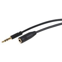 Audio / Video Cable Assembly, 3.5mm Slim Stereo Plug to 3.5mm Slim Stereo Jack