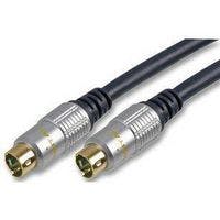 Audio / Video Cable Assembly, S- Video Plug to S- Video Plug