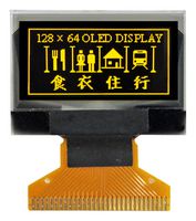 Graphic OLED, 128 x 64 Pixels