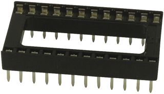 IC & Component Socket, 24 Contacts