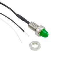 LED Panel Mount Indicator, Yellow Green