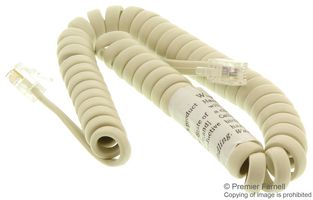 Telephone Modular Cable, 4P4C Handset Modular Plug to 4P4C Handset Modular Plug