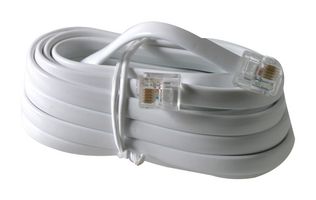 Telephone Modular Cable, RJ12 Plug to RJ12 Plug