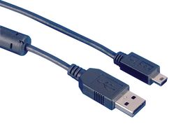 USB Cable, Mini USB Type B Plug