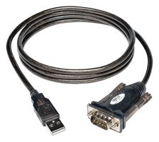 USB Serial Adapter Cable USB A Male to DB9 Male, 5 ft