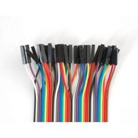 Premium Female/Female Jumper Wires, 40 x 3" (75mm)