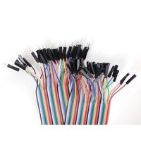 Premium Female/Male 'Extension' Jumper Wires, 40 x 3" (75mm)