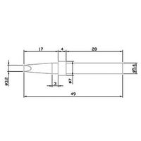 Soldering Tip, For Tenma Digital Display Soldering Stations 21-1590 and 21-147