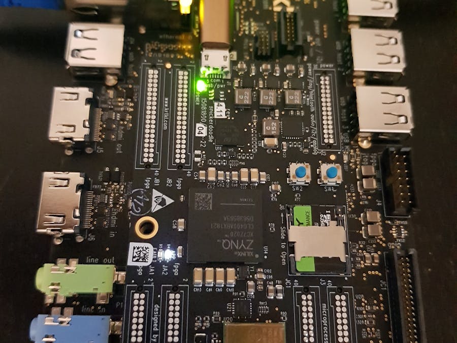 Audio Processing with the Snickerdoodle
