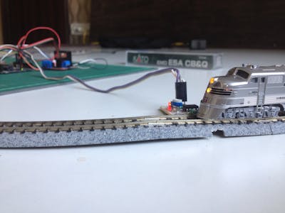 Simple Automated Point to Point Model Railroad