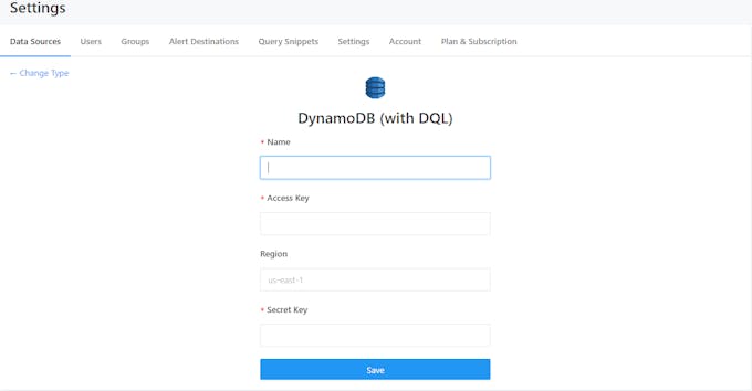 DynamoDB Configuration