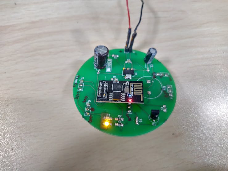 Marker hardware for Accio, consisting of ESP-8266, Buzzers and LED