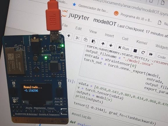 Machine Learning Model Running on Azure IoT Starter Kit