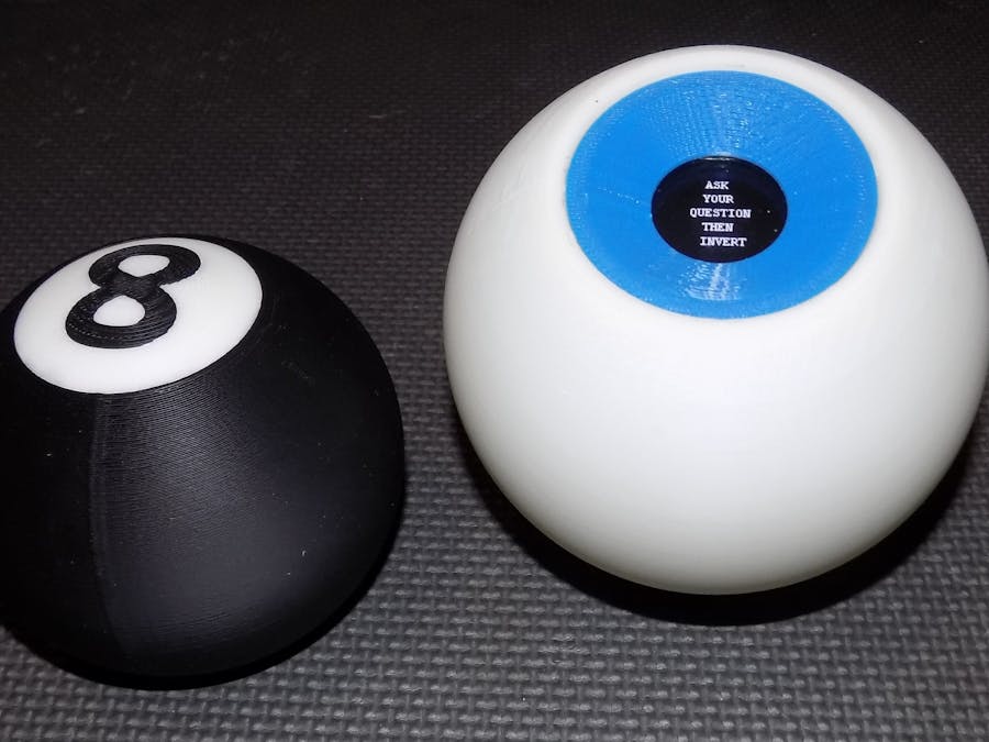 Electronic Magic 8 Ball and Eyeball