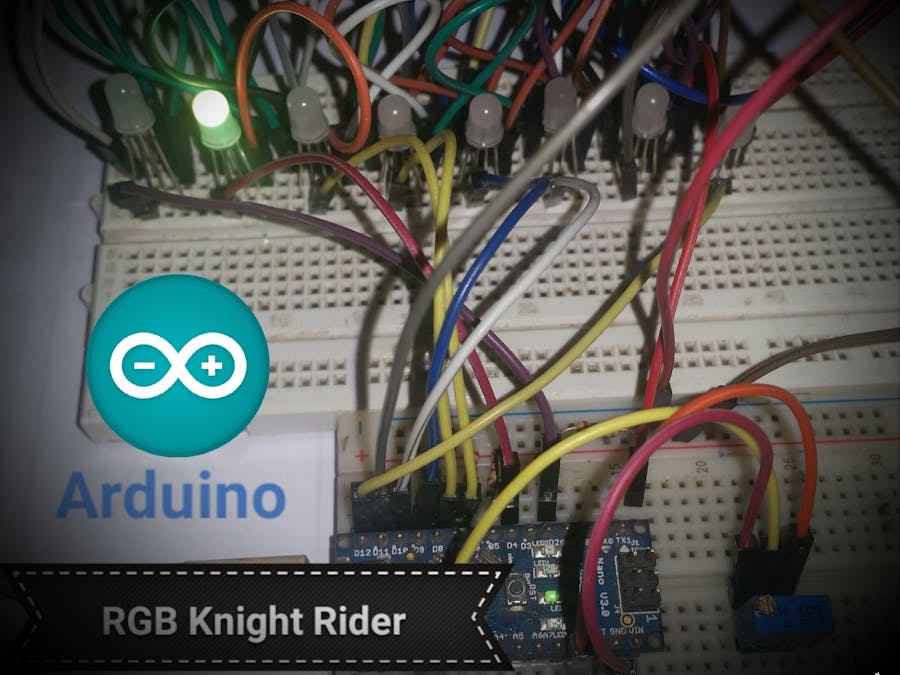 Arduino RGB Knight Rider