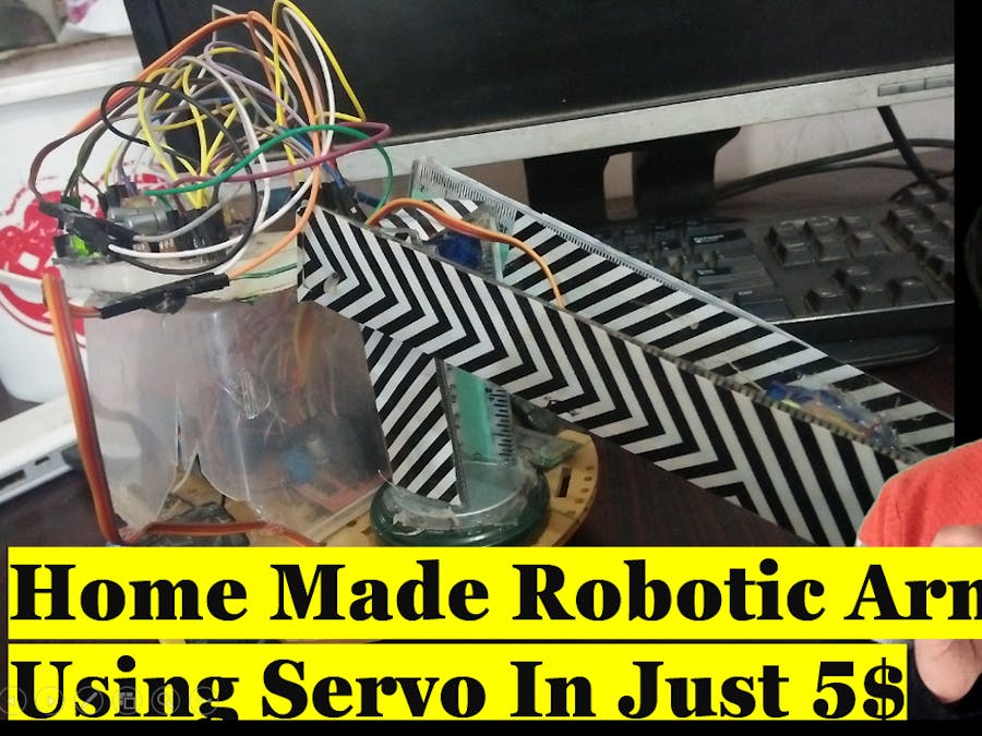Make a Simple Robotic arm Using Servo Motor