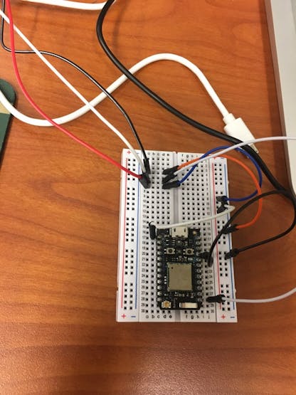 Photon 1; This photon is connected to the PIR sensor to detect motion.