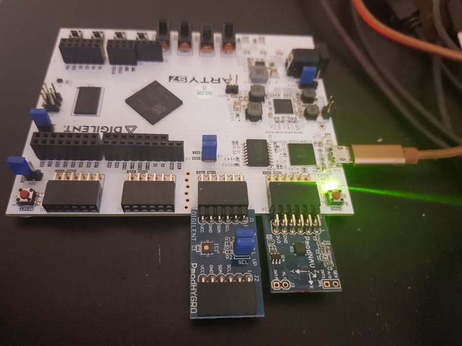 Arm DesignStart FPGA Cortex-M1 Environmental Monitor