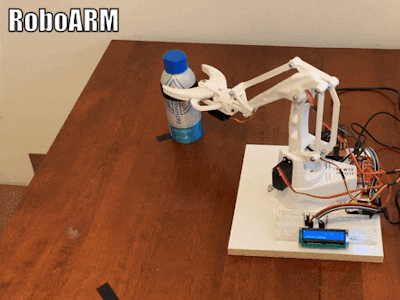RoboARM: Texas Instruments Powered 3D printed Robotic Arm