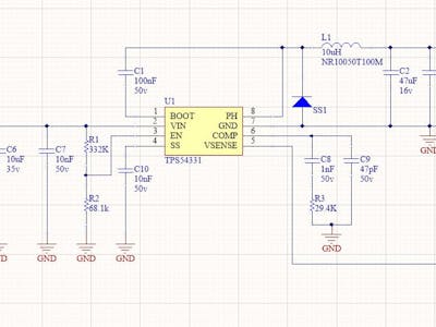 A Variable Step-Down DC to DC Converter