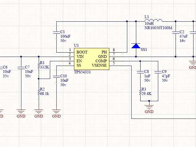 A Variable Step-Down DC to DC Converter