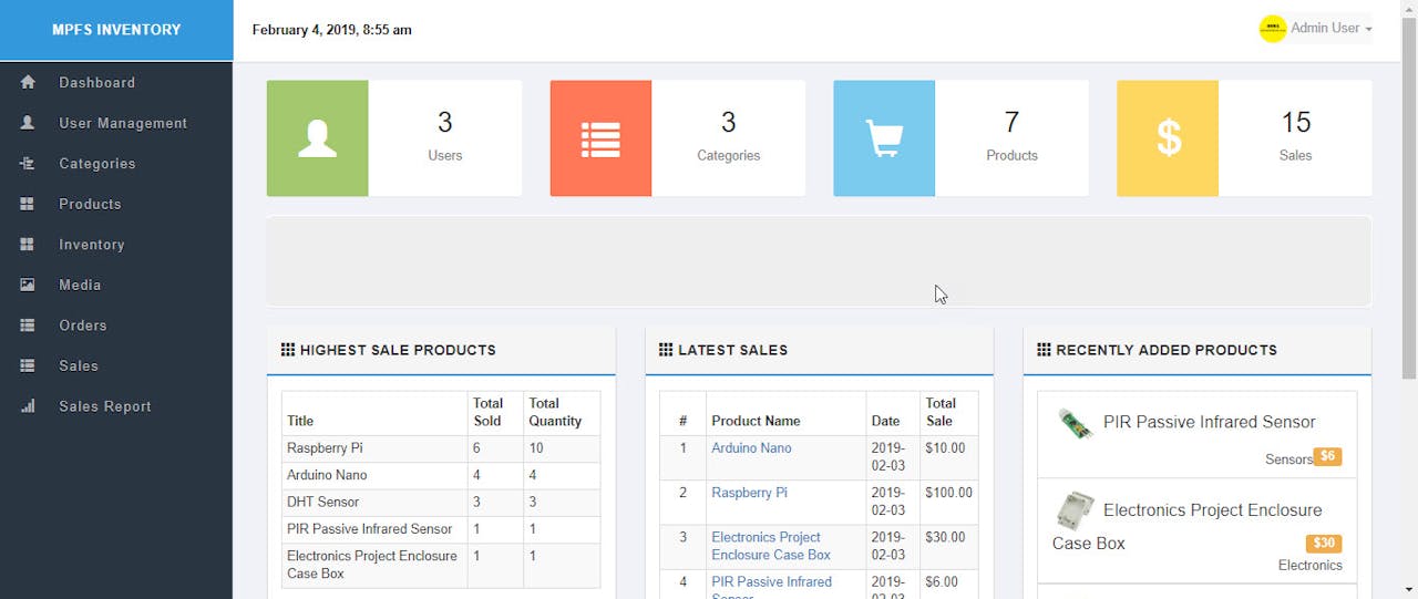 Stock Management For Inventory System Web App - Php Stock Management