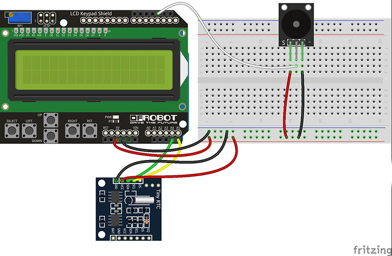 Lcd keypad shield 1602 схема