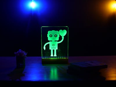 Edge Lit Acrylic LED Sign Using Arduino