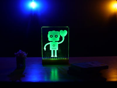 Edge Lit Acrylic LED Sign Using Arduino - Hackster.io