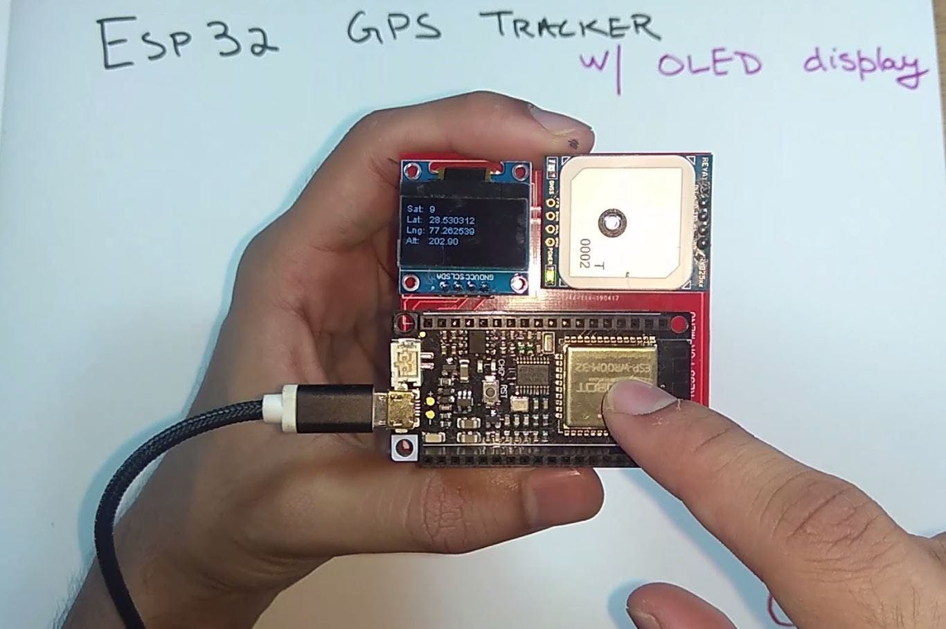 esp32 gps tracker