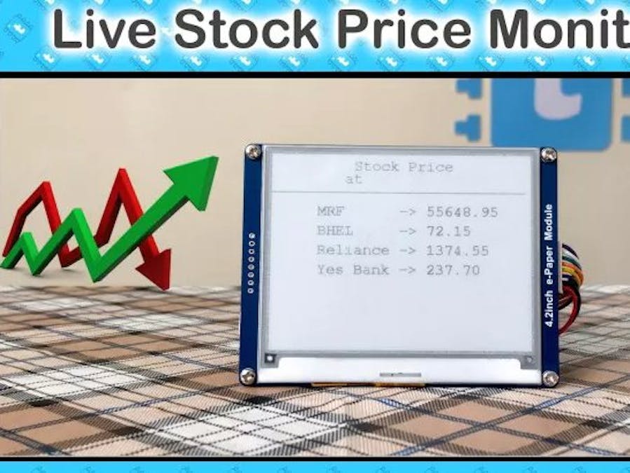 Portable Live Stock Price Monitoring Device Using ESP32