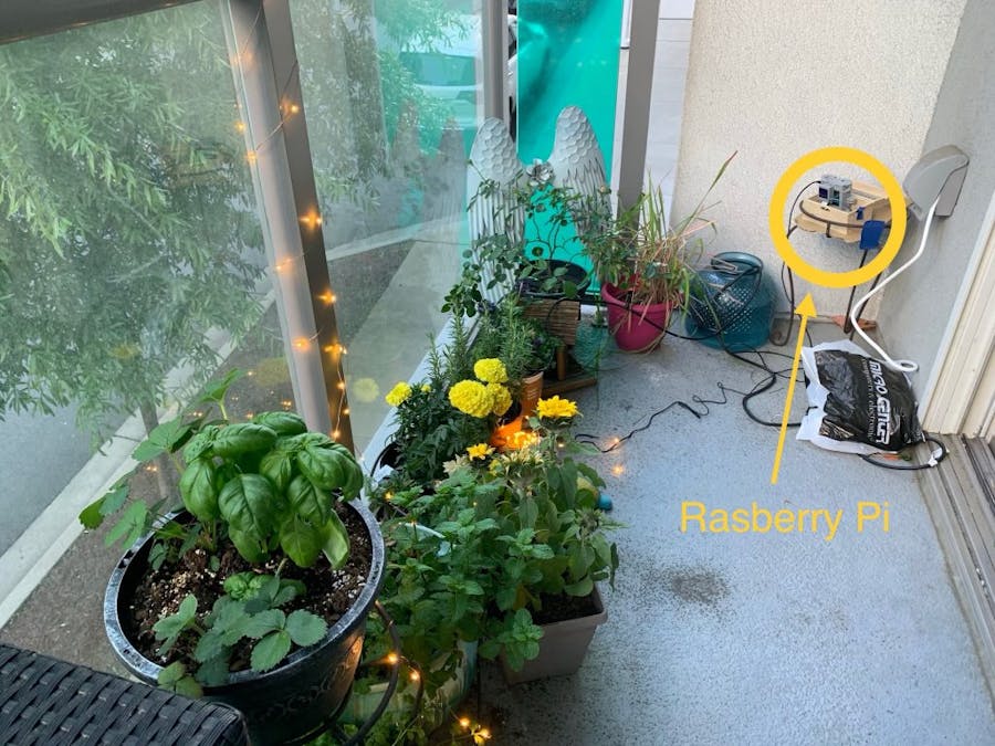 Community IoT Garden Using Raspberry Pi and Telegram Bot
