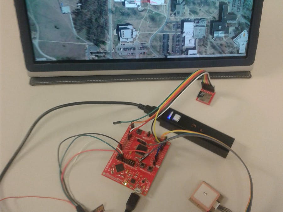 MSP430F5529LP-Based GPS Tracking System